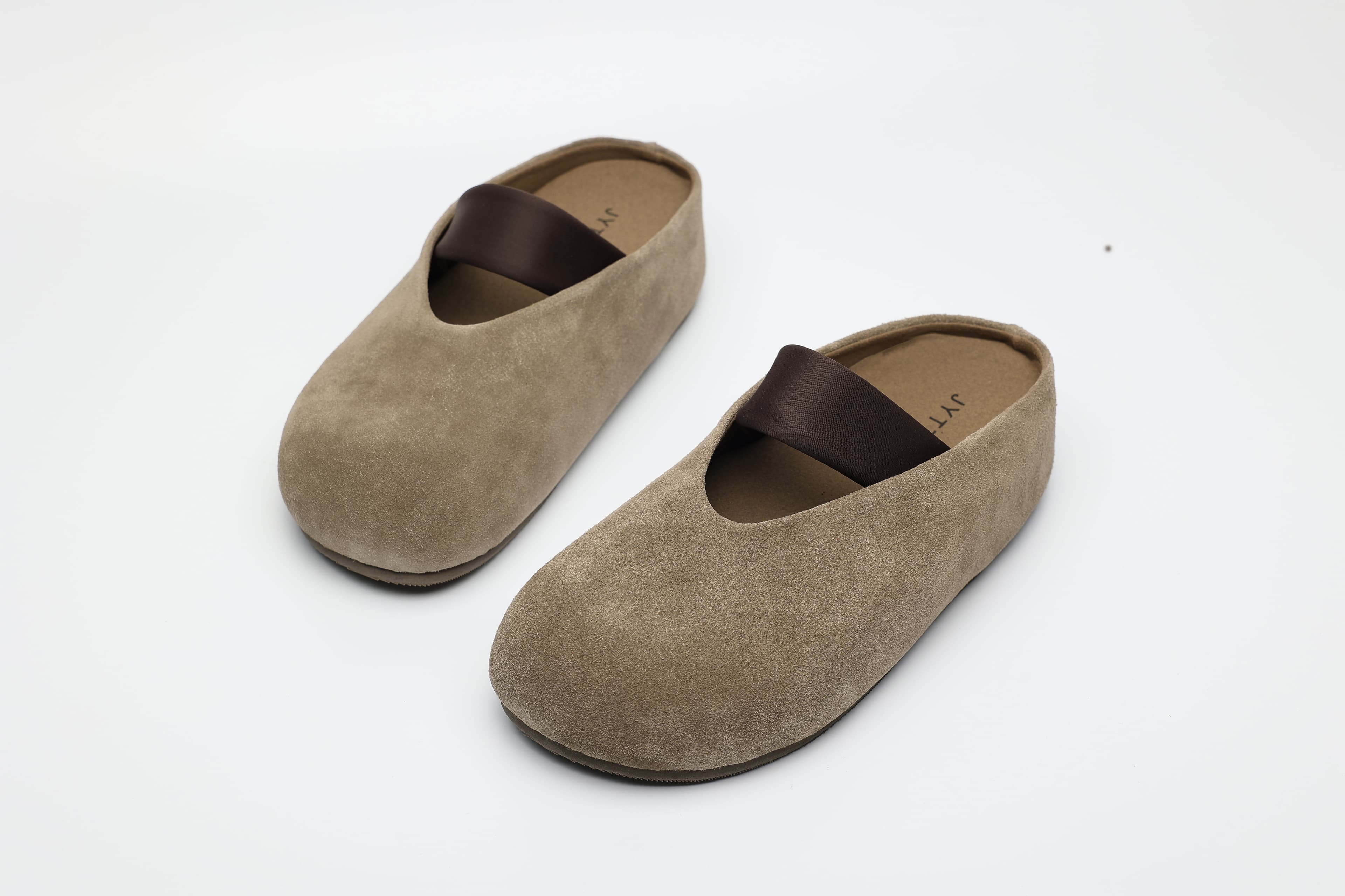Minimalist Cow Suede Mule Clogs supporting product image 1