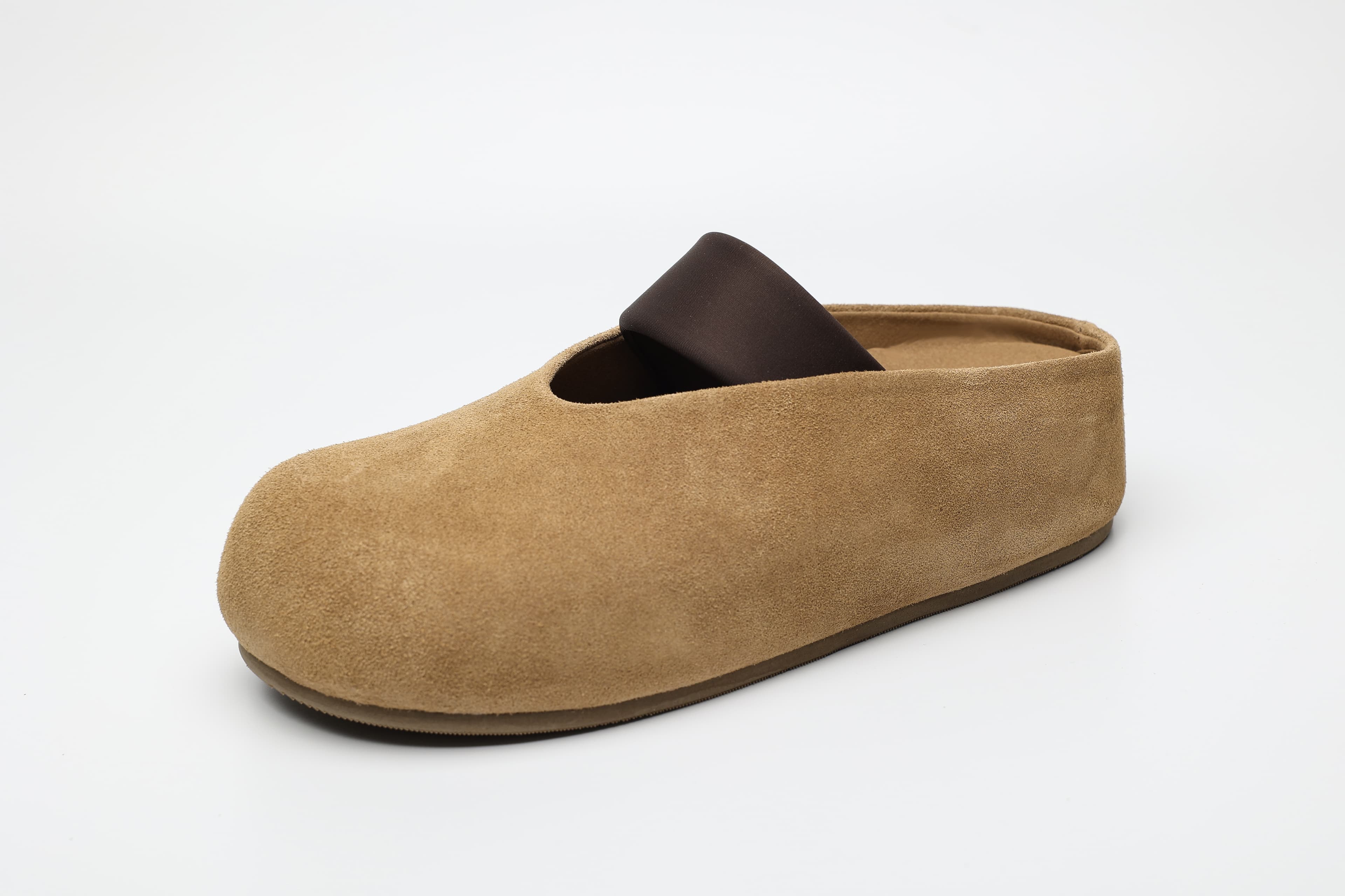 Minimalist Cow Suede Mule Clogs supporting product image 3