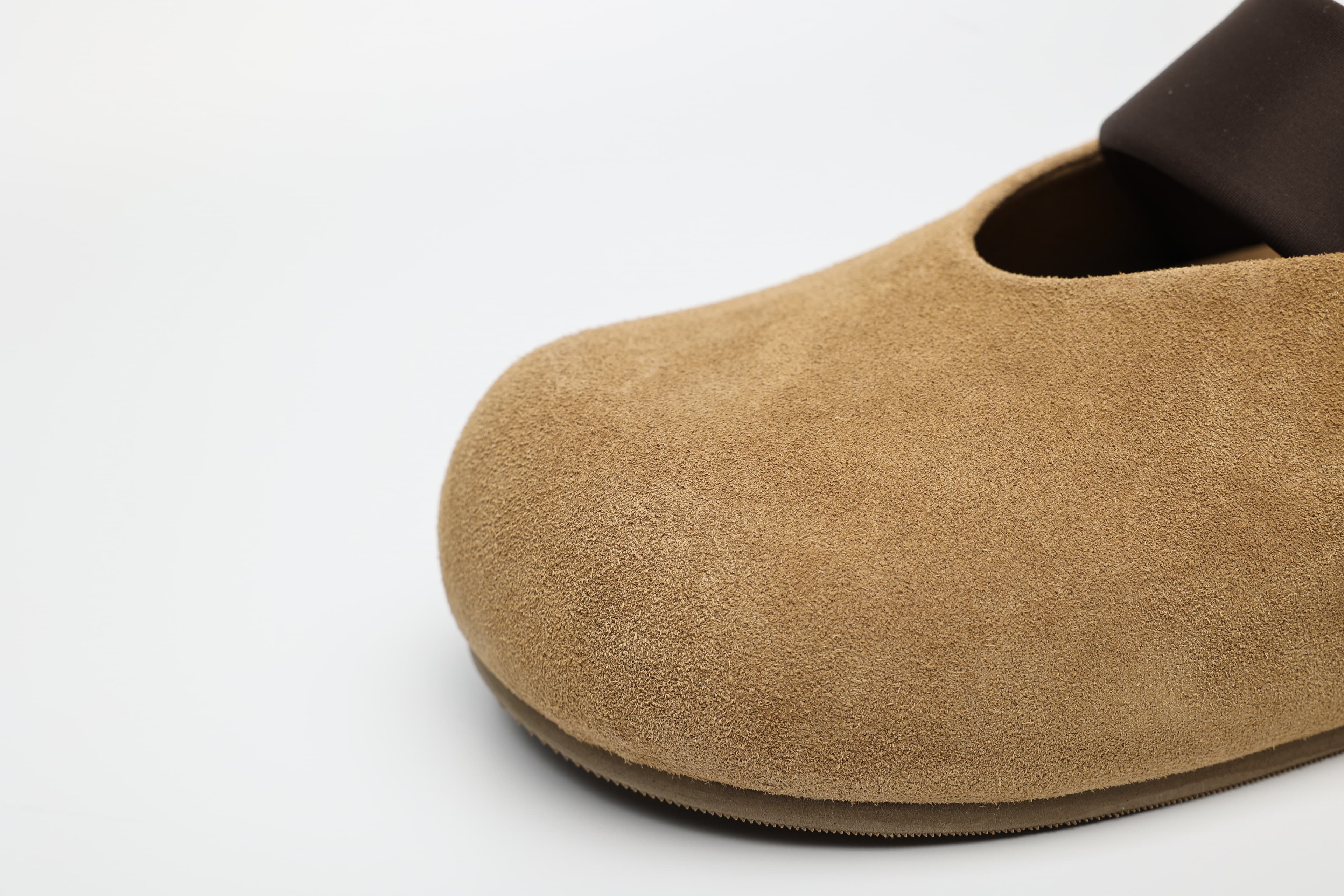 Minimalist Cow Suede Mule Clogs supporting product image 4