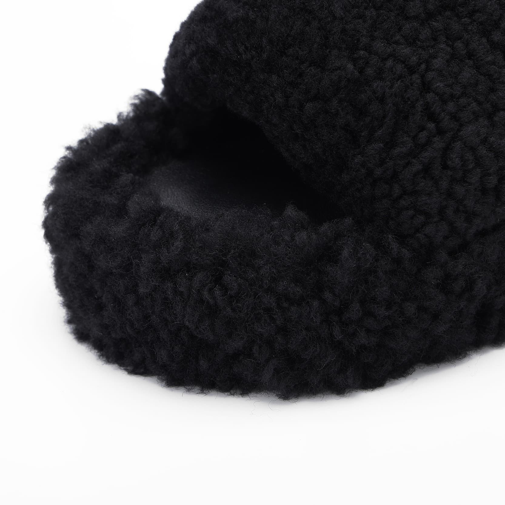 Genuine Lambswool Cross Strap Slides supporting product image 2
