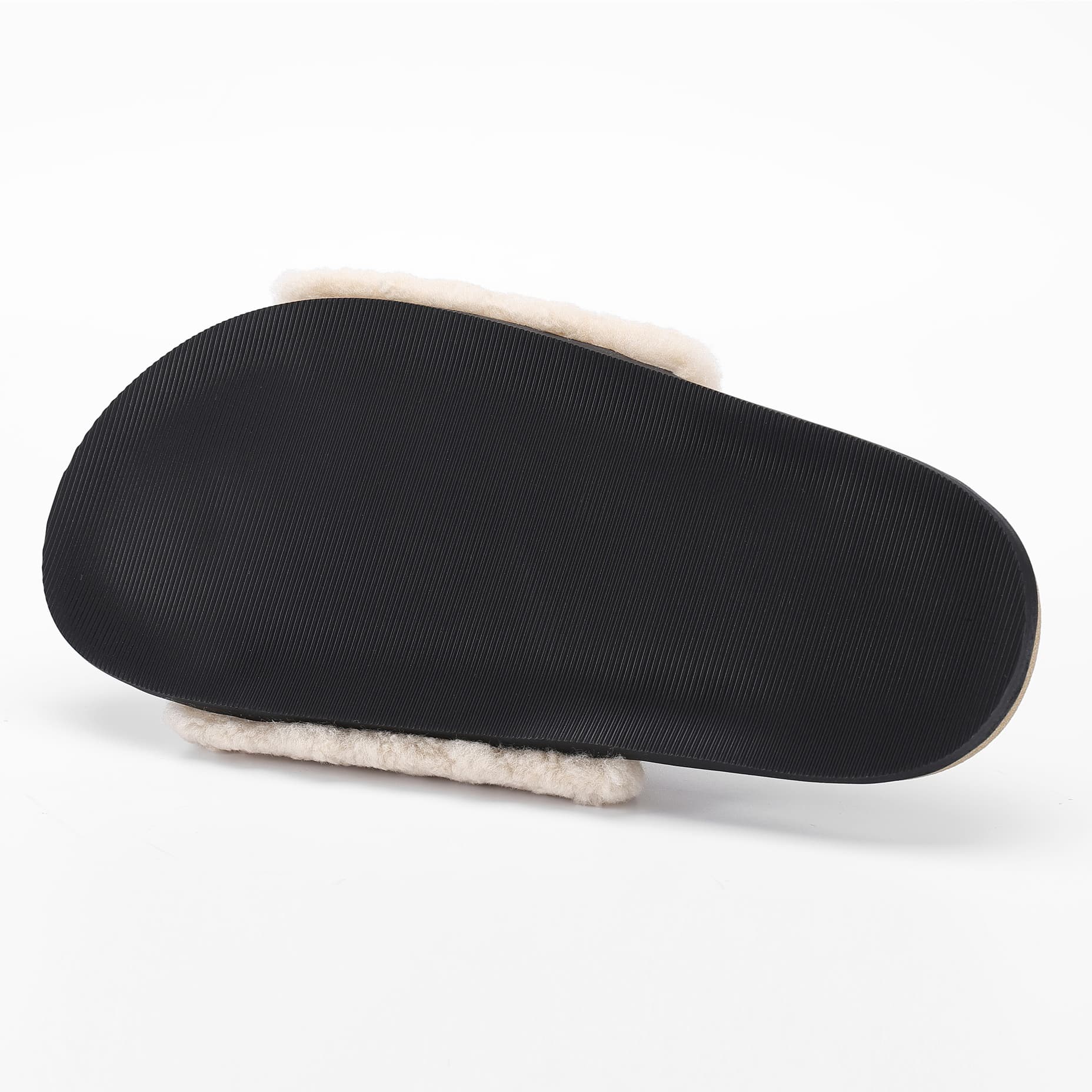 Genuine Lambswool Wide Strap Comfort Slides supporting product image 3