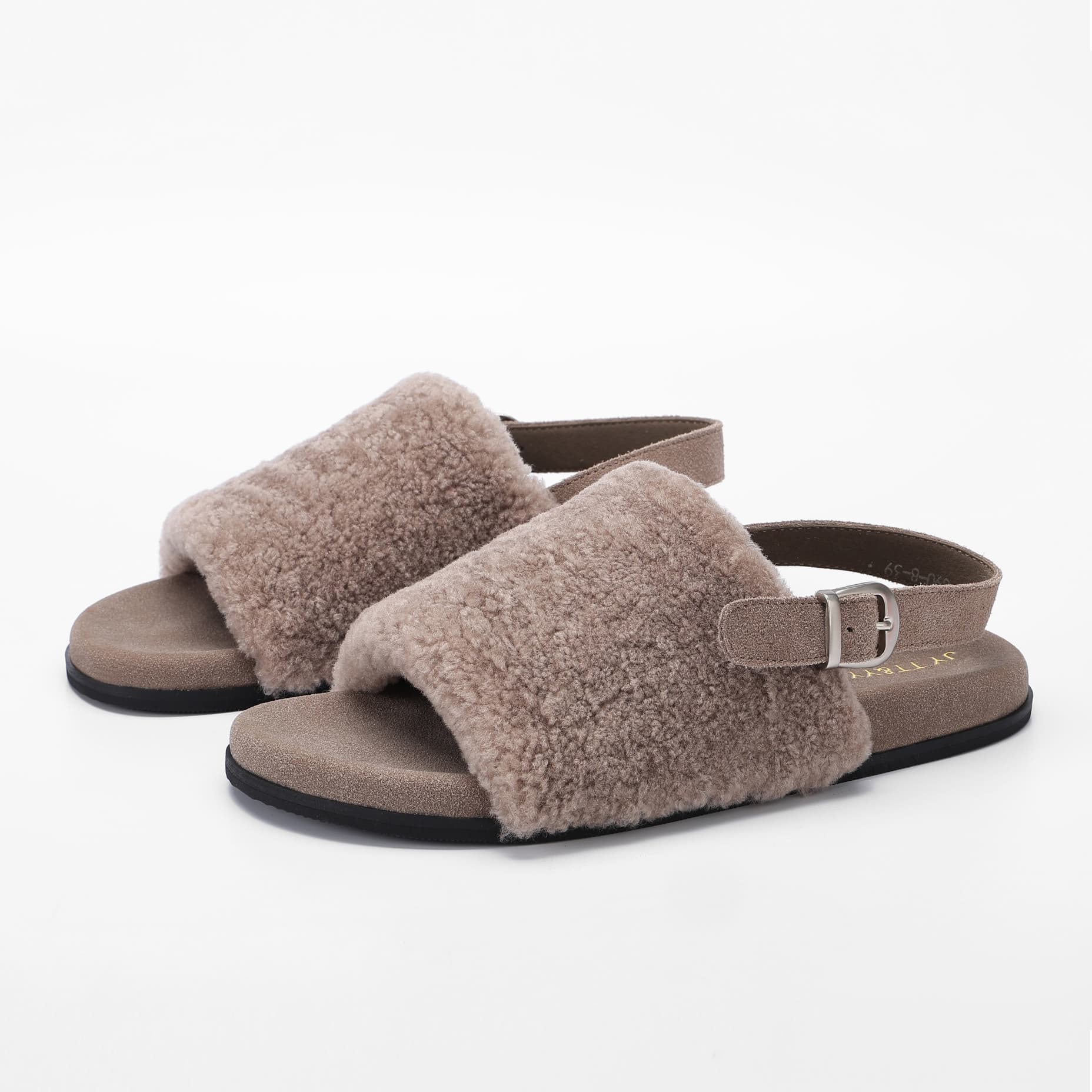 Genuine Lambswool Slingback Comfort Sandals supporting product image 2