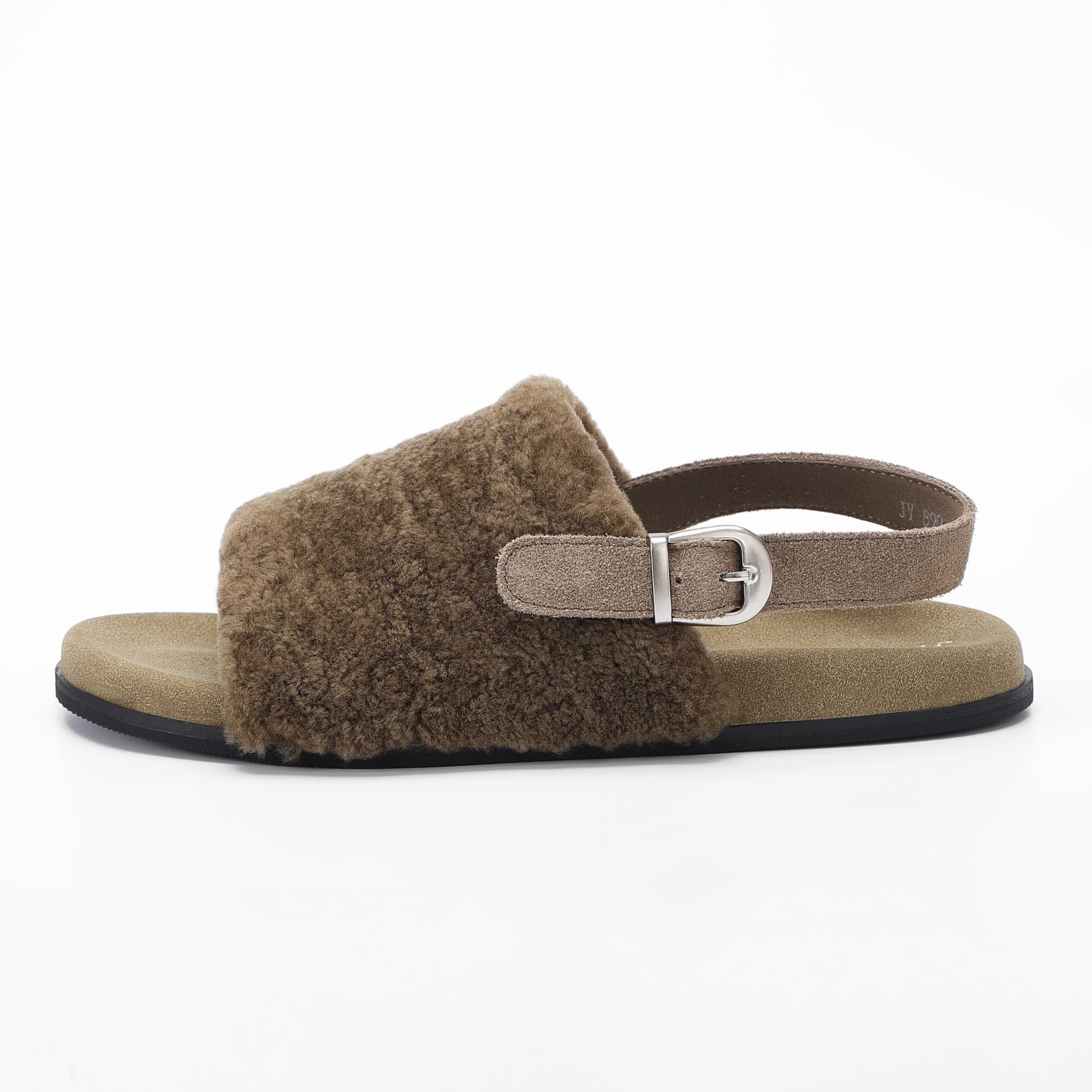 Genuine Lambswool Slingback Comfort Sandals supporting product image 3