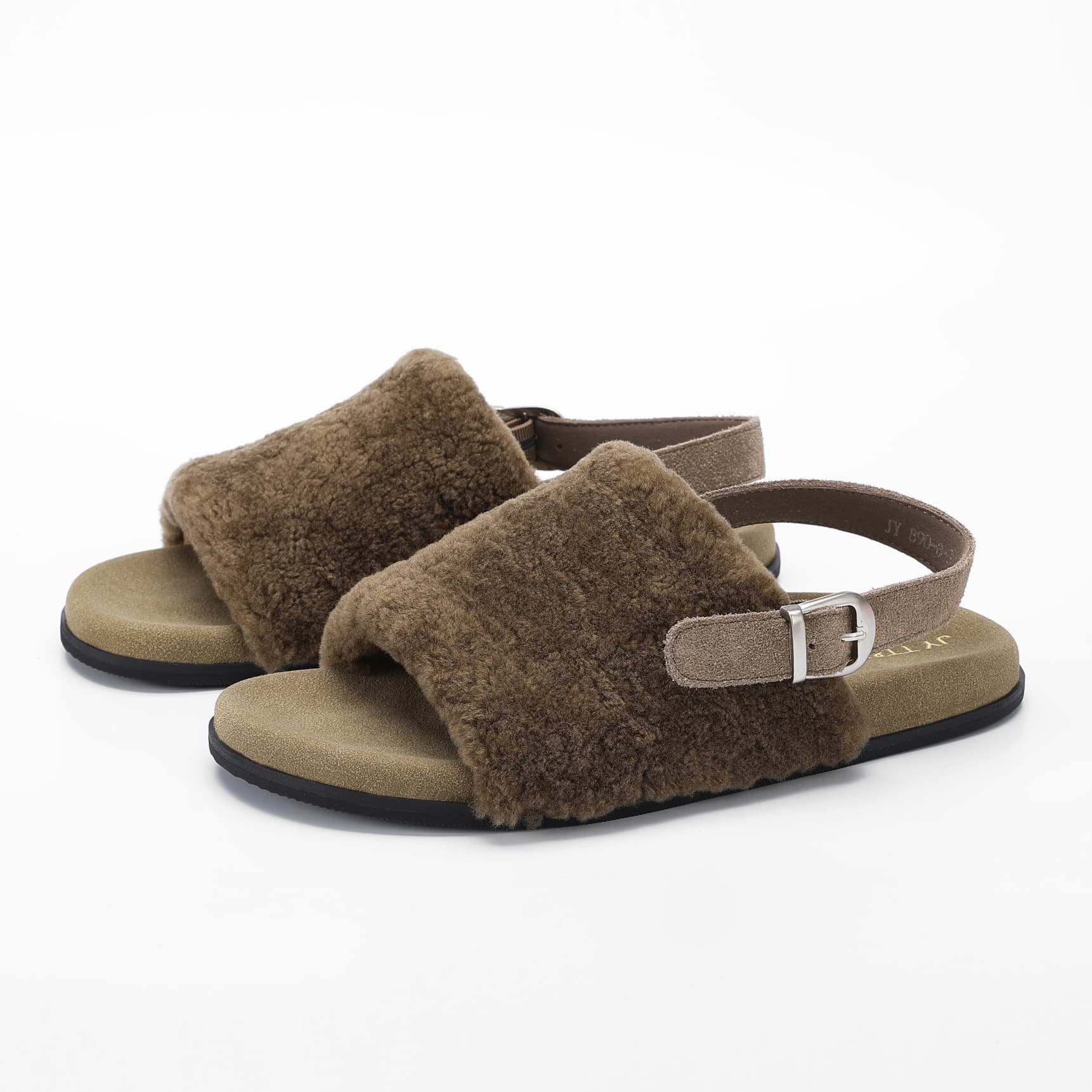 Genuine Lambswool Slingback Comfort Sandals wholesale footwear style