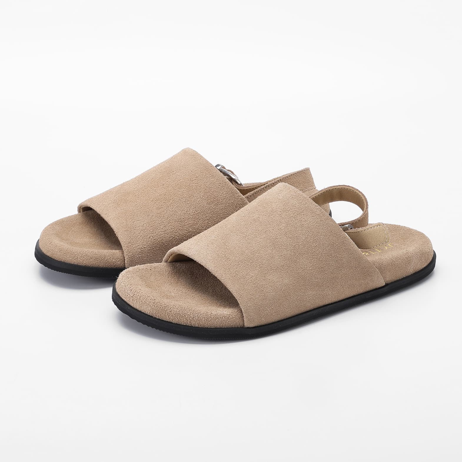 Cow Suede Slingback Comfort Slides supporting product image 1
