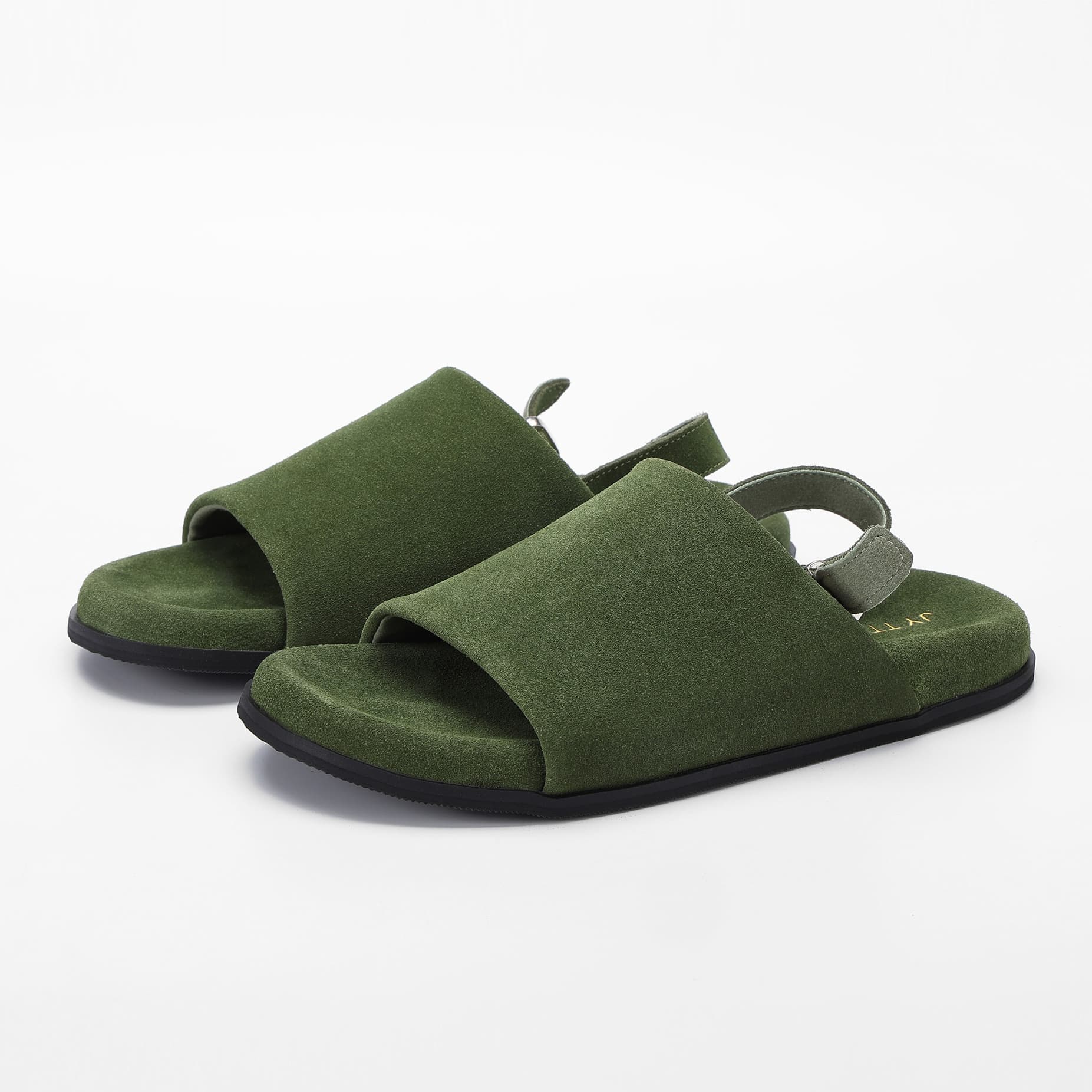 Cow Suede Slingback Comfort Slides supporting product image 2