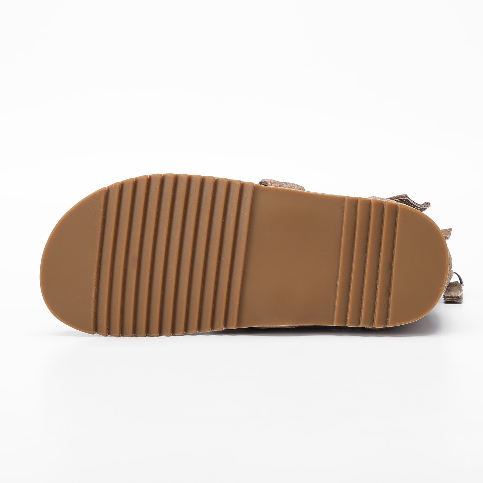 Mesh Ankle Thong Sandals with Cow Suede Trim supporting product image 4