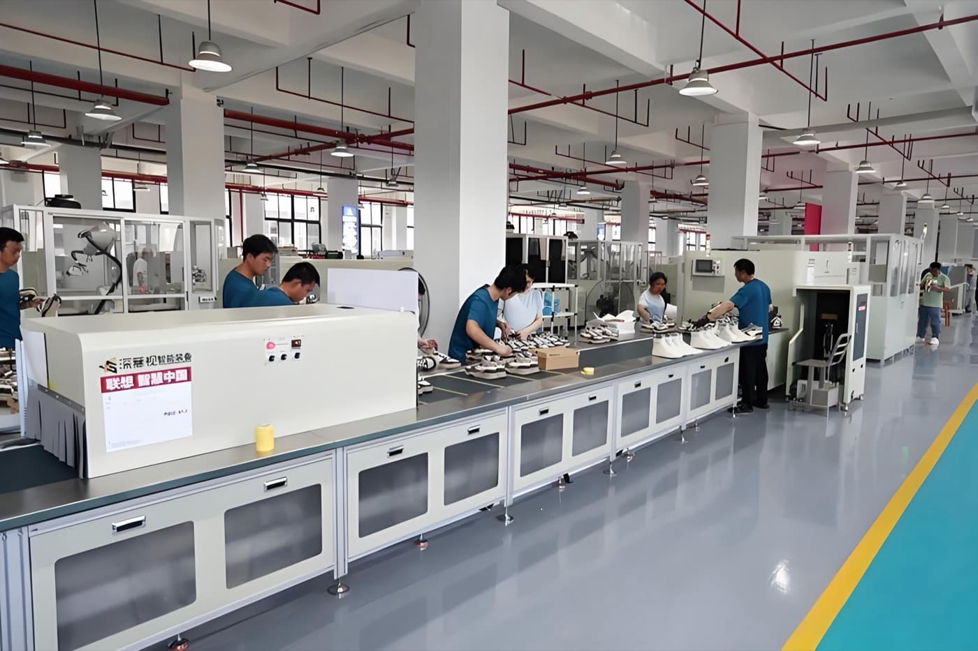 VELA premium footwear production line for wholesale orders